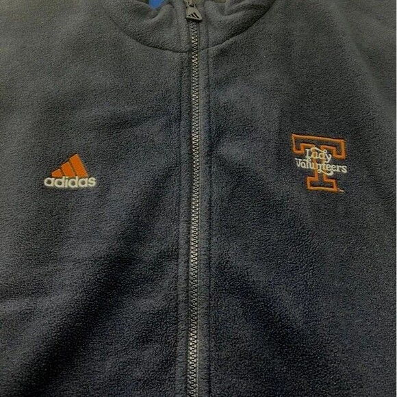Adidas Tennessee Lady Volunteers Fleece Full Zip Vest Jacket  Size Small - Picture 2 of 9